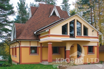 Гибкая черепица Шинглас, серия Кадриль Аккорд