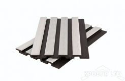 Стеновая панель брусковая из ДПК CO-EX MIX 13х177х3600 мм White