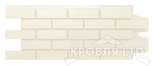 Фасадная панель Grand Line "Клинкерный кирпич" Стандарт Молочный