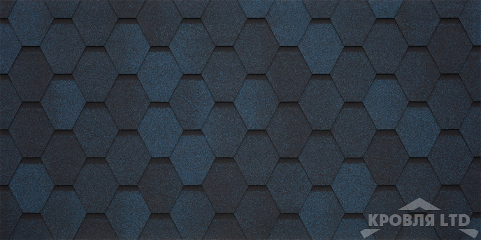 Гибкая черепица Тегола серия Категория BUSINESS PLUS коллекция UNICA MOSAIK цвет Indaco Scuro 481