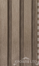 Сайдинг Ю-Пласт Timberblock Рейка фасадная цвет орех светлый 3м