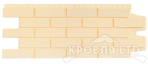 Фасадная панель Grand Line "Клинкерный кирпич" Стандарт Бежевый