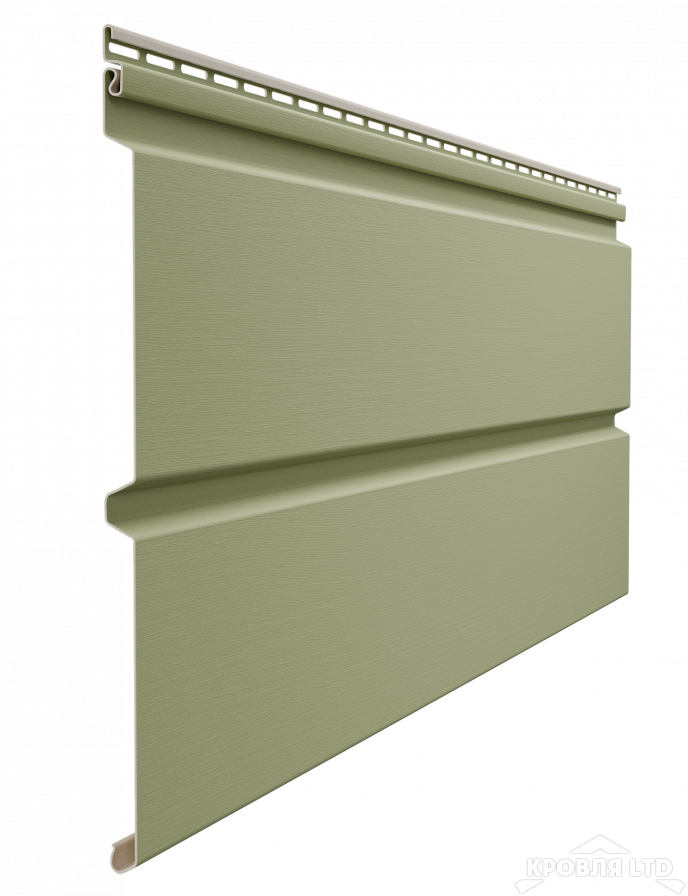 Сайдинг виниловый брус Docke Premium цвет кипарис 3,6м