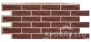 Фасадная панель ТЕХОСНАСТКА  Лондон Брик  T- SIDING Коричневый