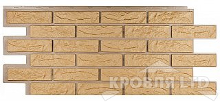 Фасадная панель ТЕХОСНАСТКА  Лондон Брик  T- SIDING Бежевый